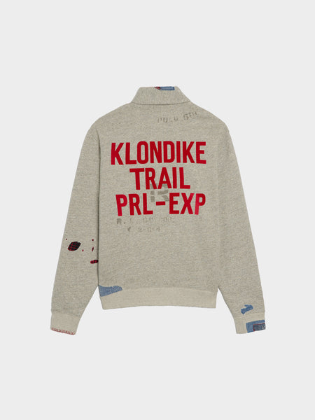 Vintage Fleece Yukon V Alley Cardigan, Loft Heather