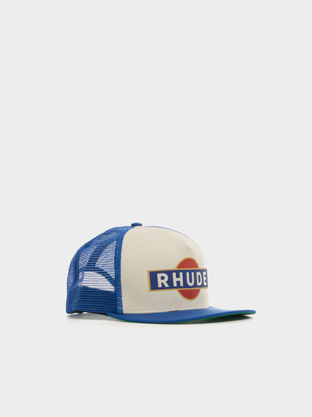 Racer Trucker Hat, Navy