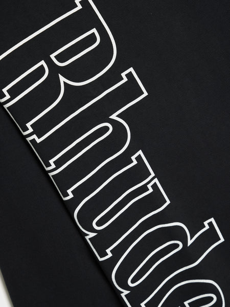 Rhude Side Logo LS Tee, VTG Black