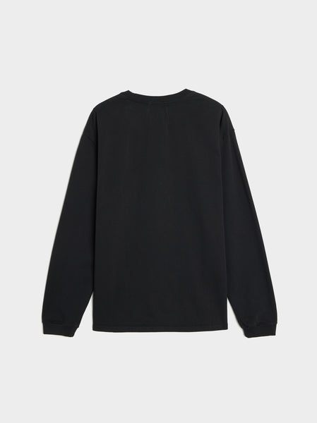 Rhude Side Logo LS Tee, VTG Black