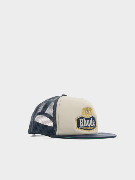 Special-Blend Trucker Hat, Navy / Off-White