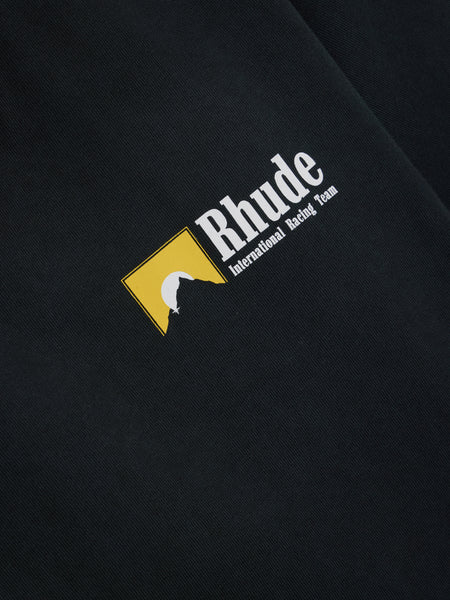 International Racing Logo Tee, Vintage Black