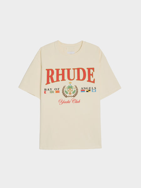 Bay Of Angels Yacht Tee, VTG White