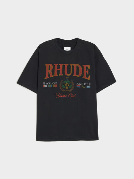 Bay Of Angels Yacht Tee, VTG Black