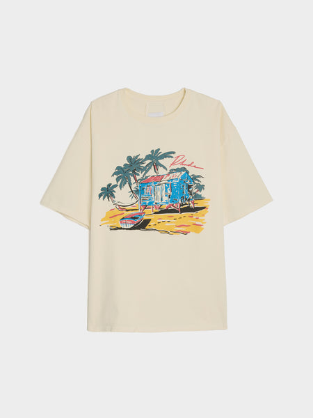Rhude Beach-Side Tee, VTG White