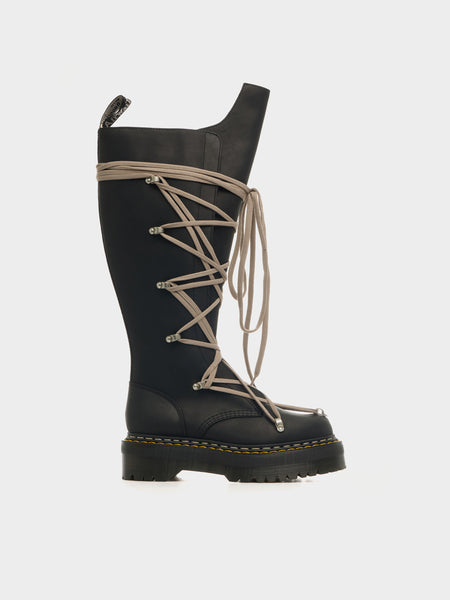 W DRKSHDW x Dr. Martens 1B60 Quad Sole Pentalace Boot, Black