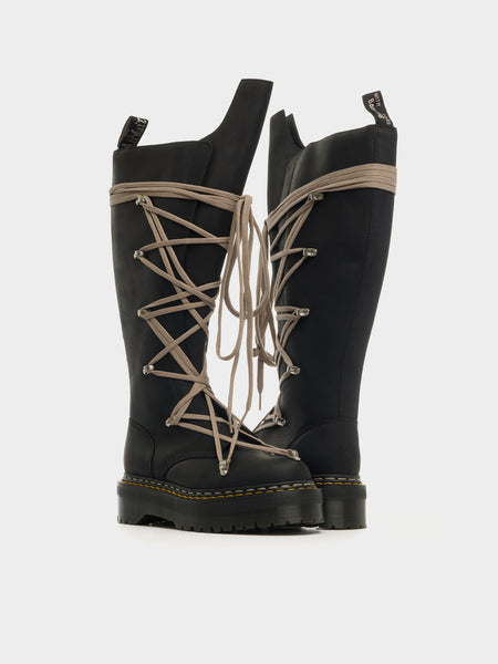 W DRKSHDW x Dr. Martens 1B60 Quad Sole Pentalace Boot, Black