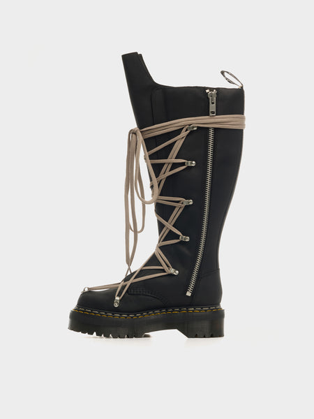 W DRKSHDW x Dr. Martens 1B60 Quad Sole Pentalace Boot, Black