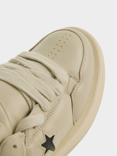 DRKSHDW x Converse Turbowpn OX, Oyster / Black