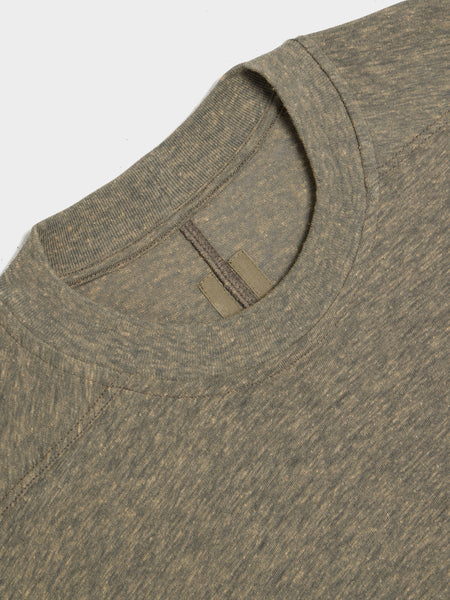 LS Cropped Small Level T-Shirt, Melange Grey