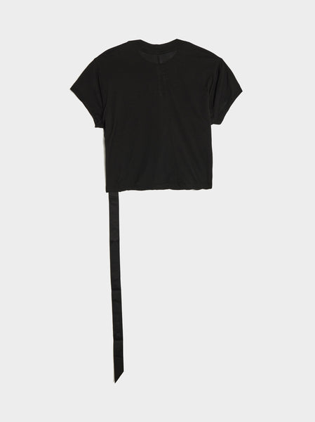 Cropped Small Level T-Shirt, Black