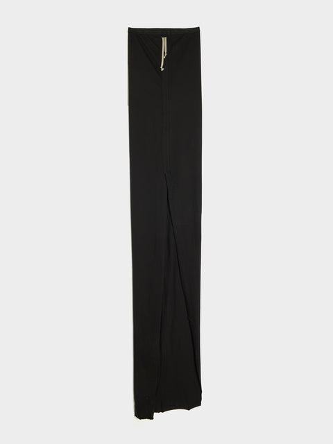 Soft Edfu Long Skirt, Black