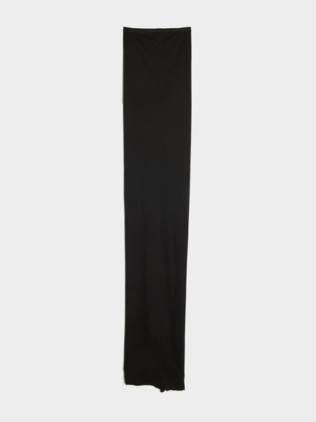 Soft Edfu Long Skirt, Black