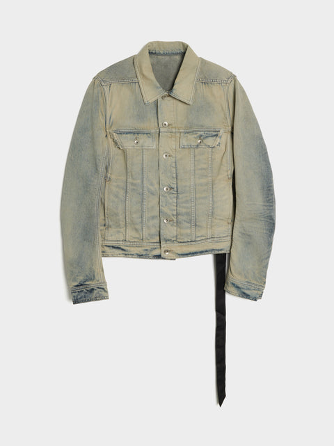 Denim Trucker Jacket, Mineral Pearl
