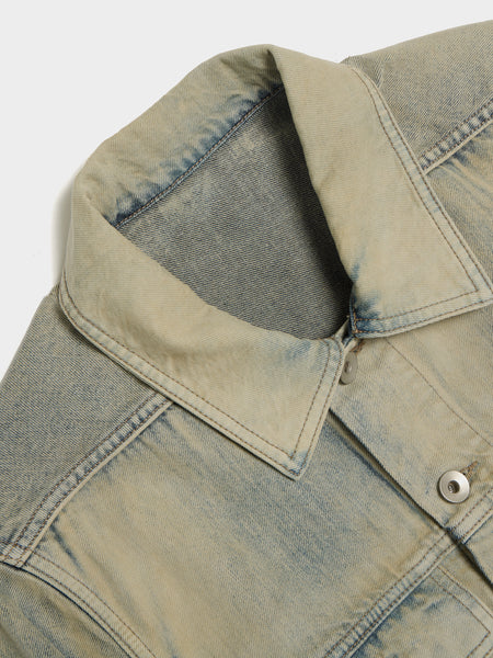 Denim Trucker Jacket, Mineral Pearl
