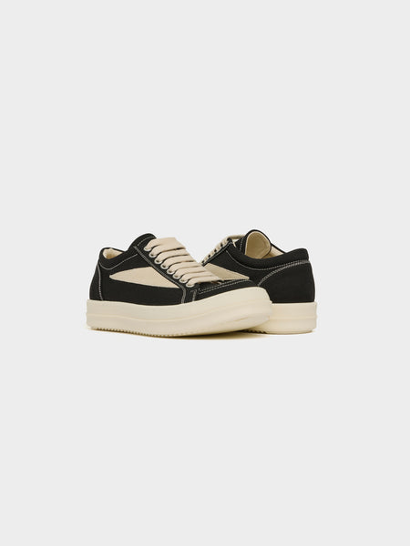 W Vintage Sneaker Denim, Black / Milk