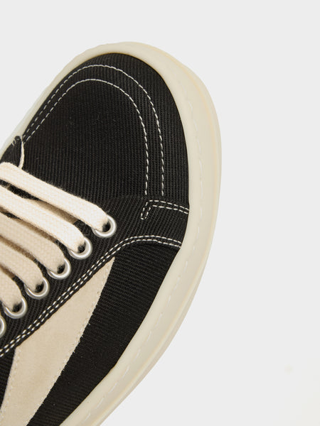 W Vintage Sneaker Denim, Black / Milk