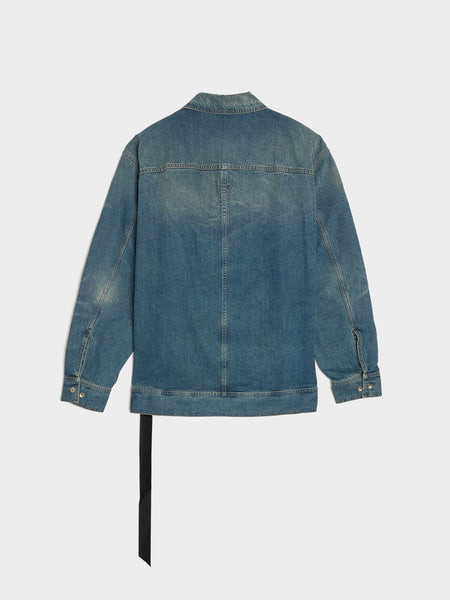 Jumbo Worker Jacket, Washed Indigo