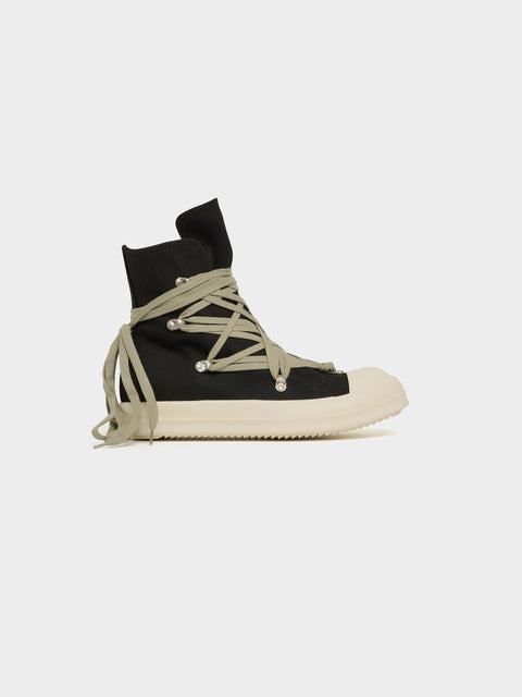 M Megalace Sneaker, Black / Milk / Milk