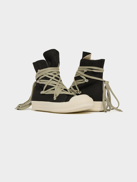 M Megalace Sneaker, Black / Milk / Milk
