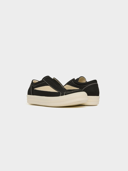 M Vintage Sneaker Laceless, Black / Milk