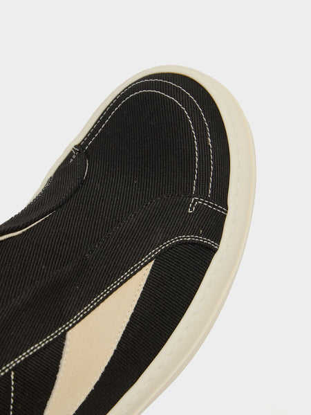 M Vintage Sneaker Laceless, Black / Milk