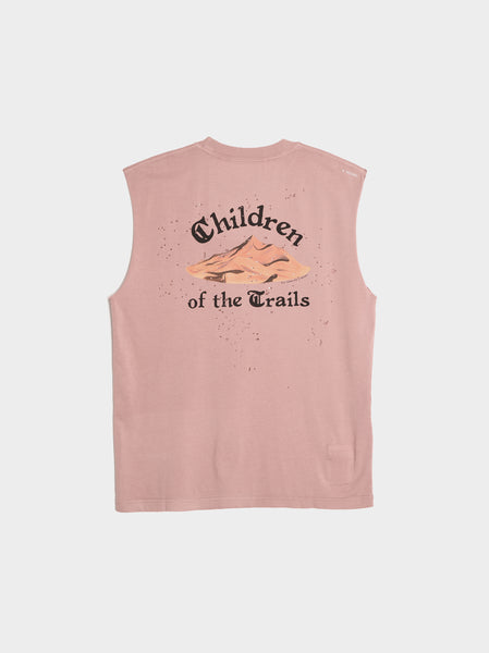 MothTech TM Muscle Tee, Aged Ash Rose