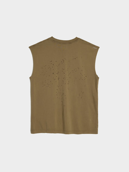 MothTech Muscle Tee, Aged Falcon