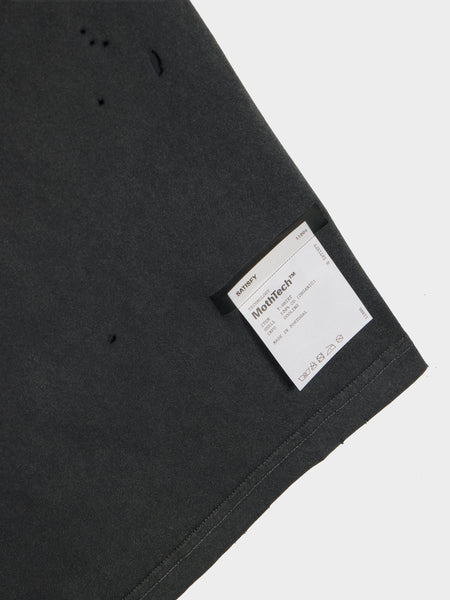 MothTech T-Shirt Basic Logo, Aged Black