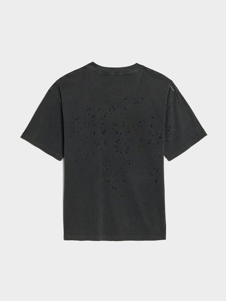 MothTech T-Shirt Basic Logo, Aged Black