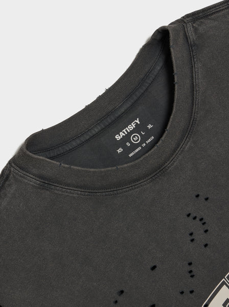 MothTech Running Equipment T-shirt, Aged Black