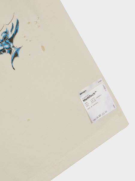 MothTech T-Shirt Graffiti, Off White