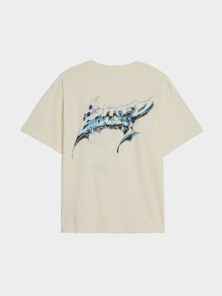 MothTech T-Shirt Graffiti, Off White