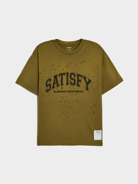 MothTech Running Equipment T-shirt, Sun Bleached Military Olive