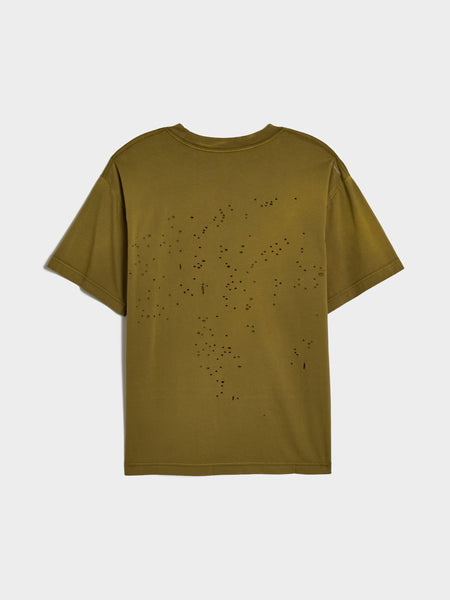 MothTech Running Equipment T-shirt, Sun Bleached Military Olive