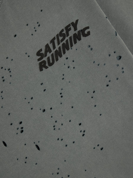 MothTech Running T-Shirt, Faded Black
