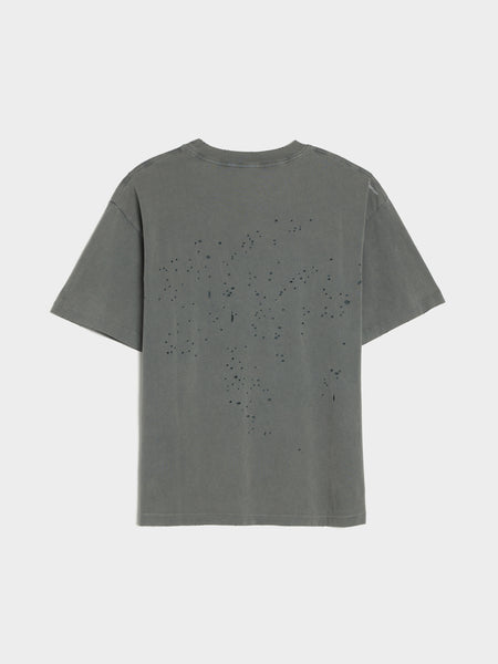 MothTech Running T-Shirt, Faded Black