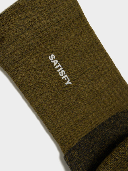 Merino Nylon Tube Socks, Dark Olive