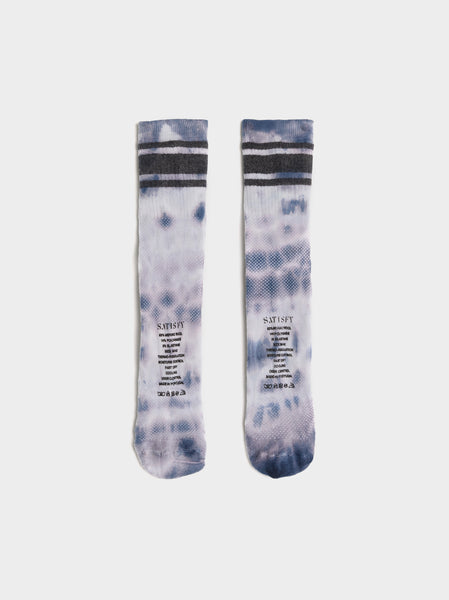 Merino Tube Socks, Ink Tie-Dye