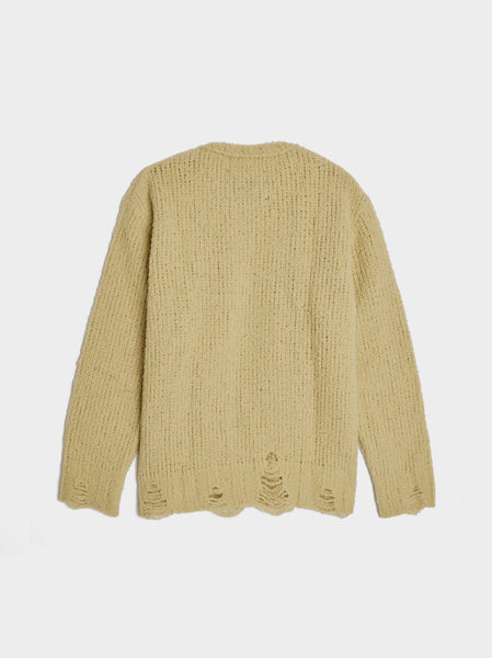 Boucle Oversized Sweater, Sage