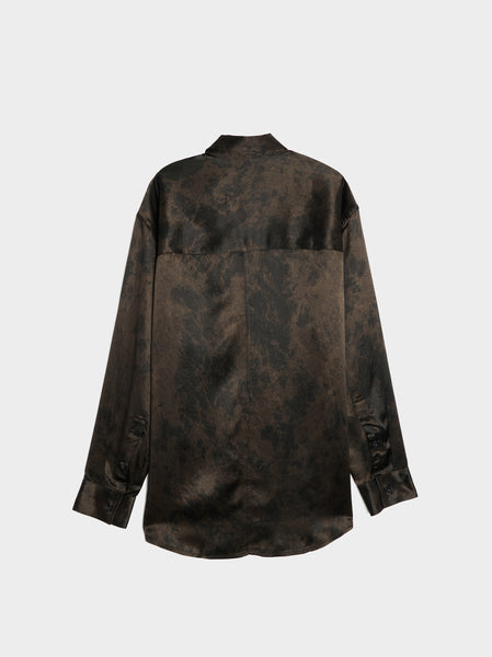 L/S Oversized Shirt, Black