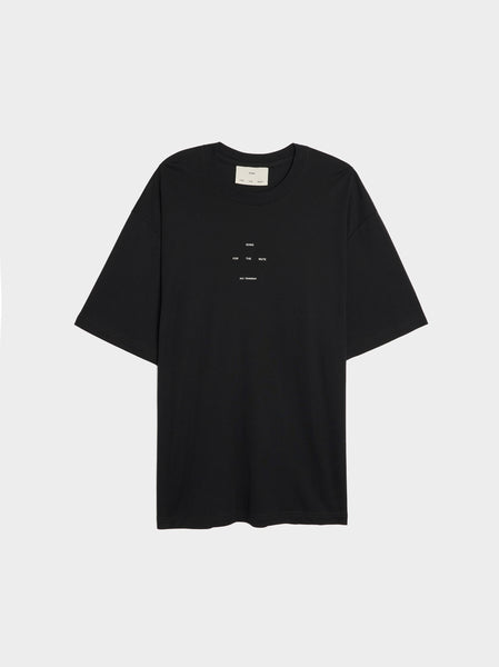 Logo Oversized Tee, Black