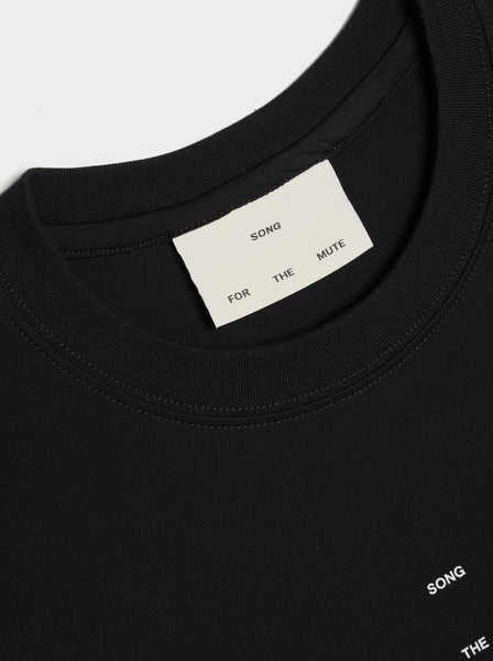 Logo Oversized Tee, Black