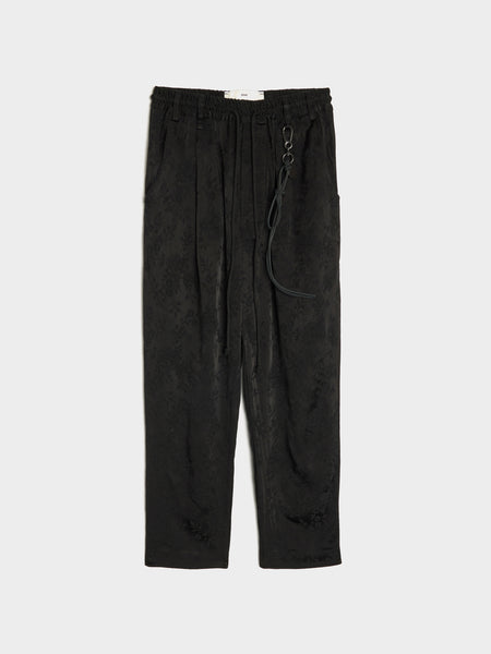 Antique Floral Lounge Pant, Black