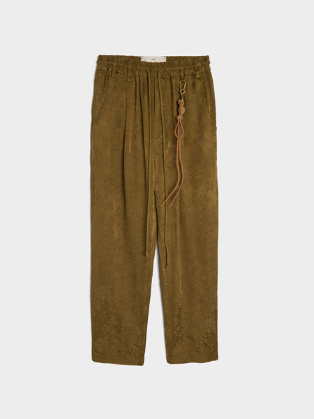 Antique Floral Lounge Pant, Khaki