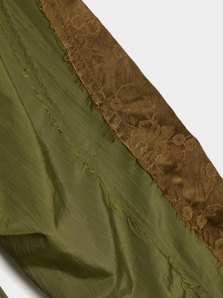 Nylon Gabardine Teardrop Track Pant, Khaki