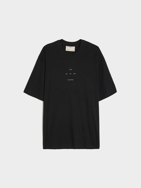Logo Oversized Tee, Black