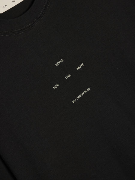Logo Oversized Tee, Black