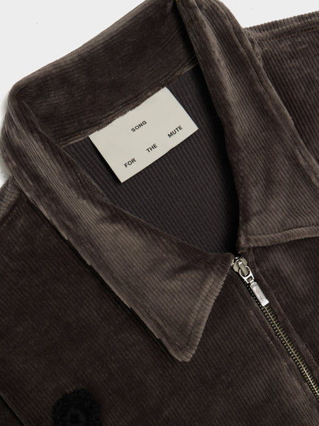 Daisy Quarter Zip Jumper, Charcoal