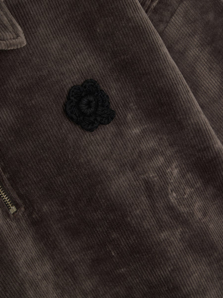 Daisy Quarter Zip Jumper, Charcoal